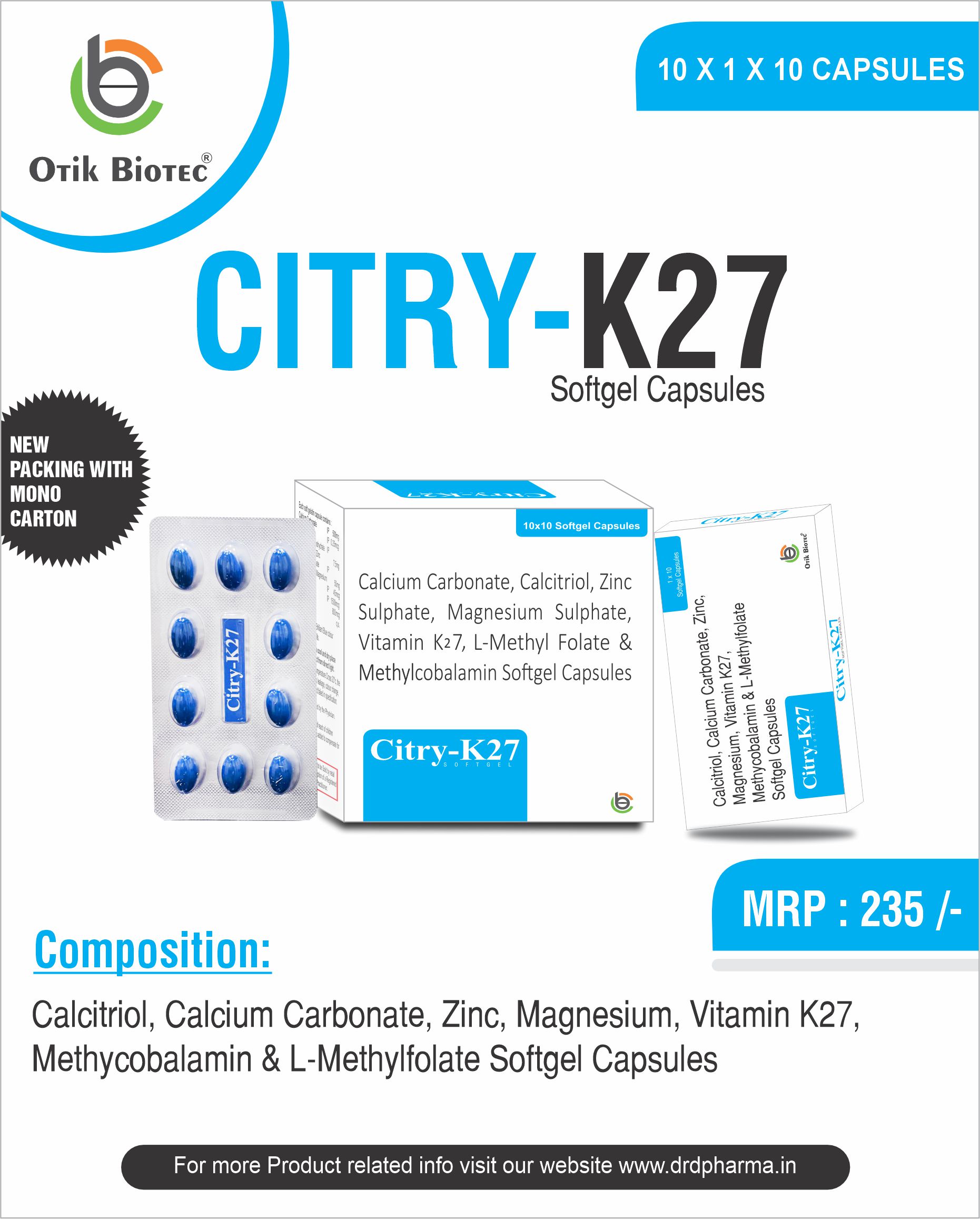 CITRY-K27 PLUS Softgel Capsules